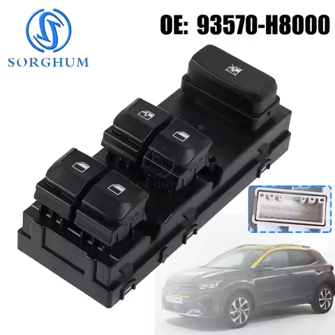 Lef Front Electric Power Window Switch Glass Lifter Control Button for Kia RIO 2018 2019- 2022 Kia S