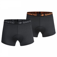 Santic Men Cycling Underwear 3D Sponge Gel Padded Shorts Shockproof MTB Road Breathable Bicycle Unde