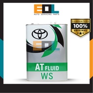 Toyota Genuine ATF WS Gear Oil 4L / Minyak Gear Toyota Asli ATF WS 4L - 08886-81855