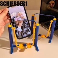 SCHIESSER1 3D Printed Mobile Phone Stand, Anti-slip Multi-functional Fitness Equipment Phone Holder,