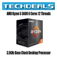 AMD Ryzen 5 5600 6 Cores 12 Threads 3.5GHz Base Clock Desktop Processor