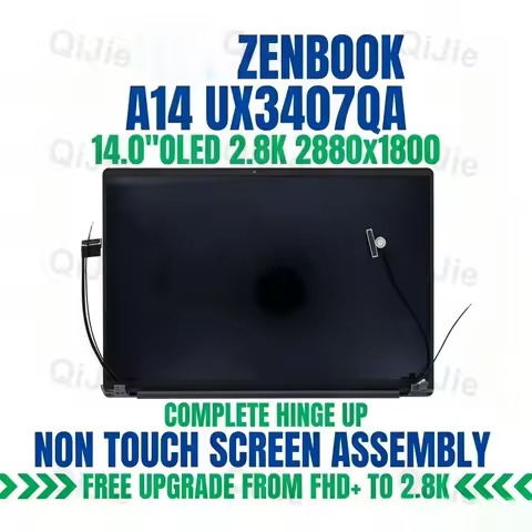 14" OLED SCREEN UX3407 Series for ASUS Zenbook A14 UX3407QA-OLED-ZBP022 Screen OLED Display Complete