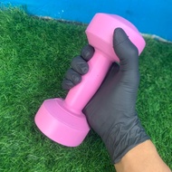 3 kg pvc colored dumbbells, home weight training equipment, 3 kg colored dumbbells, dumbbells, dumbb