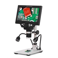 G1200 Digital Microscope 7" Screen Large Base LCD Display Electronic Microscopio 12MP 1-1200X Contin