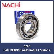 BALL BEARING 6203 NACHI 17x40x12
