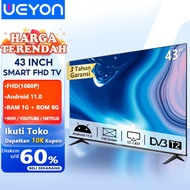 TV LED 43 inch Smart TV 43inch Smart TV Android FHD TV Televisi