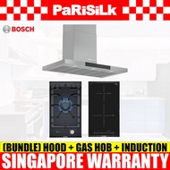 (Bulky) (Bundle) Bosch DWB98JQ50B Series 6 Cooker Hood + PRA3A6B70K Series 8 Gas Hob (PUB) + PIB375F