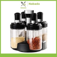 Glass spice jar Spice jar with spoon Spice jar 250ml