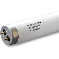 2Pek F14T12/CW 14W 14 3/4 Inci T12 4100K Mentol Lampu Fluoresen Linear, 14 Watt, Tapak Sederhana G13
