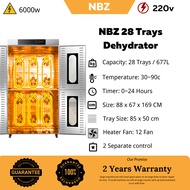 NBZ 28 Trays Food Dehydrator Machine food dryer 28-Tier dehydrator dehydrated Mesin pengering makana