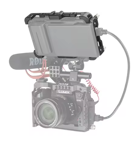 Nitze Ninja V Cage for Atomos Ninja V / Ninja V+ / Shinobi 5" with HDMI Cable Clamp - JT-A02A JT-A02