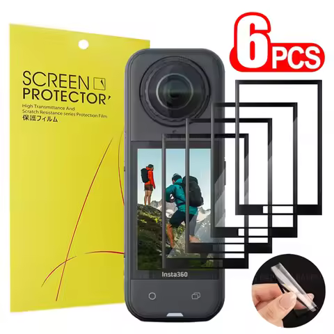 1-6Pcs For Insta360 X3 X4 X5 Screen Protector For Insta 360X3 360X4 360X5 Camera Accessories Soft An