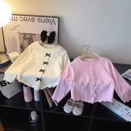 [1-6±yrs] OOTD Baju Budak Perempuan Baju Kanak 2025 Girl Kids Shirt Blouse Top Soft Cotton Long Slee