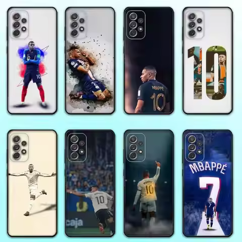 Football K-Kylian M-Mbappé 9 Phone Case For Samsung S25,S24,S21,S22,S23,S30,Ultra,S20,Plus,Fe,Lite,N