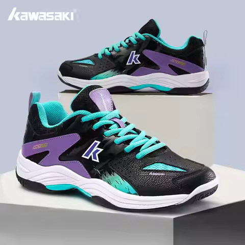 Kawasaki Badminton Shoes Eye of God B3333 Men and Women Breathable Anti-Skid Shock Absorption Genuin