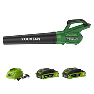 🔥🔥 YOUXIAN เครื่องเป่าลมไร้สาย แรงระดับ 280 กม./ชม. แบตเตอรี่ 21700 3/6/9Ah! ใช้งานได้นาน 40-100 นาท