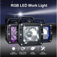 Apps Control 3"inch AURORA RGB LED Pod Light with App control-ALO-2-T-P23Q