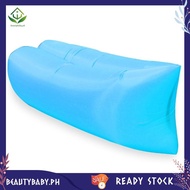 [beautybaby.ph] Inflatable Sofa Outdoor Couch Inflatable Couch -Blue