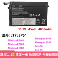 Suitable for Lenovo Thinkpad E480 E485 E580 E585 E490 E590 L17L3P51 Battery