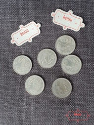 Uang Koin Lama Kuno Rp 100 Rupiah Tebal Rumah Gadang Mahar Koleksi