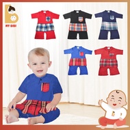 Baju melayu baby newborn romper baju melayu baby boy sampin baby romper baju melayu newborn jumpsuit