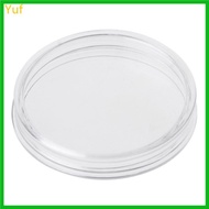 Yuf 1 PC 38 6mm Round Acrylic Coin Capsule Clear Storage Holder For Silver Coin 1 oz