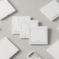 433MHz 1/2/3-Gang Wireless Wall Panel Light Remote 2-Way Smart Switch 16A AC100–240V for LED Fan  Su