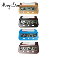 MagiDeal Chess Clock, Digital Chess Timer, Memory Function Portable Chess Clock Digital Timer Digita
