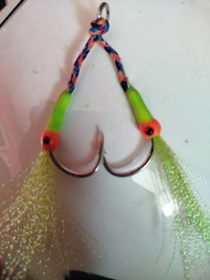 Glowing Duo Hook Pancing Neon Fluorescent dengan Iki-Iki Bercahaya