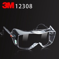3m Safety Glasses Anti Fog Scratch Resistant UV Protection - 12308 - Black Transparent