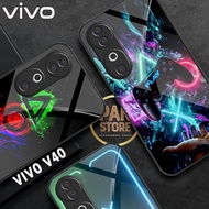 Softcase Glass Case Vivo V40 2024 Latest Vivo V40 Mobile Phone Case - Mobile Phone Protector - Mobil