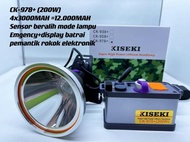 SENTER KEPALA 150W KISEKI CK-958+ BONUS AKI BISA LAMPU & POWER BANK - URBAN SURVIVE