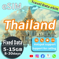 ESIM การเดินทางในประเทศไทย: แผนข้อมูลไม่จำกัด5-15GB สำหรับข้อมูลความเร็วสูง8-30วันสำหรับการเดินทางแบ