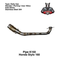 WRX K150 Honda Stylo 160 Exhaust
