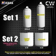2K Paint  AIKKA AK3119 Brilliant Silver Series Automotive Car Motor Paint Aerosol Spray Cat Kereta D