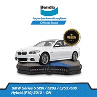 Bendix ผ้าเบรค BMW Series 5 (F10) 520i/ 520d/ 525d/ 530 Hybrid (ปี 2012-ขึ้นไป) ดิสเบรคหน้า+ดิสเบรคห