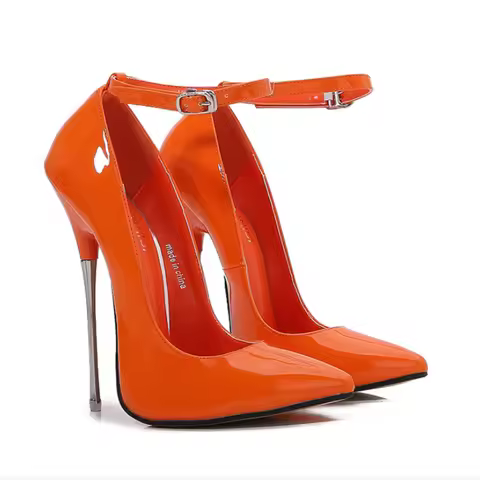 Hihg Heels 16cm Ladies Metal Heel Pumps Multicolor Hihg Heeled Shoes Women Pole Dancing Fetish Heels