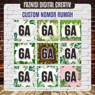 Wall Decoration Block House/ House Number/wall decor/MDF