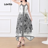 Lovito Boho Dress Spring/summer Dress for Women LBL32334
