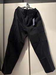 日本品牌 Global Work 深藍錐形easy care牛仔Cargo工裝褲