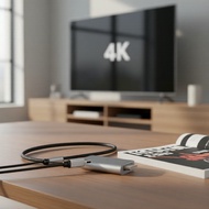 LD39 4K HDMI Adapter 2-in-1 USB-C & Micro USB with PD 3.0 HIFI Pro  Penyesuai HDMI 4K LD39 2 dalam 1