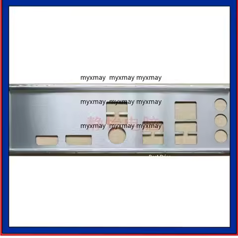 I/O IO Shield Back Plate Blank for ASRock B550M PHANTOM GAMING 4 Motherboard Panel Baffle Bracket