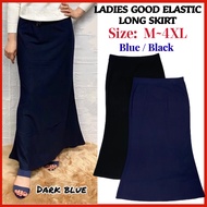 ￼KAIN FESYEN 3811#/ PLUS SIZE/ MERMAID SKIRT/ KAIN FESYEN WANITA/ WOMEN LONG SKIRT/ PLAIN SKIRT/ BLA