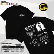 VIRAL LIRIC T-shirt SERANA FOR REVENGE SONGS T-shirt 24s Unisex Short Sleeve shirt