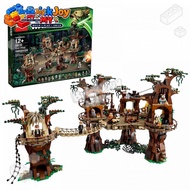 Ready Stock10236 Ewok Village Building Blocks Star Wars Endor Scenes Construction Model Set Princess