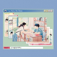 2521 : You Make Me Shine TwentyFive TwentyOne Wooden Painting Postcard Sticker Poster Fan Art days o