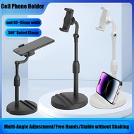 Desktop telescopic cell phone stand live cell phone stand multifunctional shooting lazy stand 360 ro