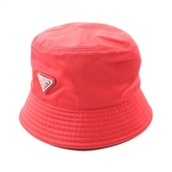 【二手】Prada PRADA 帽子 Re-Nylon 三角形 Logo 1HC137 尼龍漁夫帽 女款 二手 B