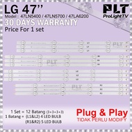 47'' LG LAMPU LED TV 47LN5400.ATS / 47LN5700.ATS / 47LA6200.ATS LED TV BACKLIGHT LG 47 INCH LED TV 4