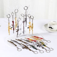 Jedi Survival Battle Royale Eating Chicken Game Merchandise Model 98K Sniper Metal Keychain Pendant